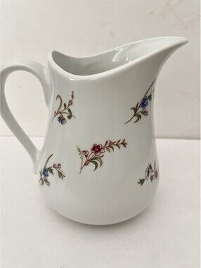 BIA International Cordon Bleu Collection Creamer/Pitcher 6.5" White W/flowers